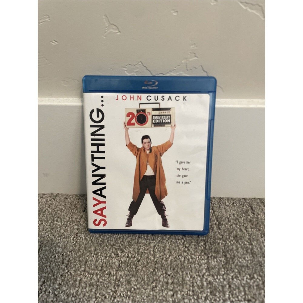 Say Anything... (Blu-ray, 1989) John Cusack, Peter Gabriel In Your Eyes OOP Rare